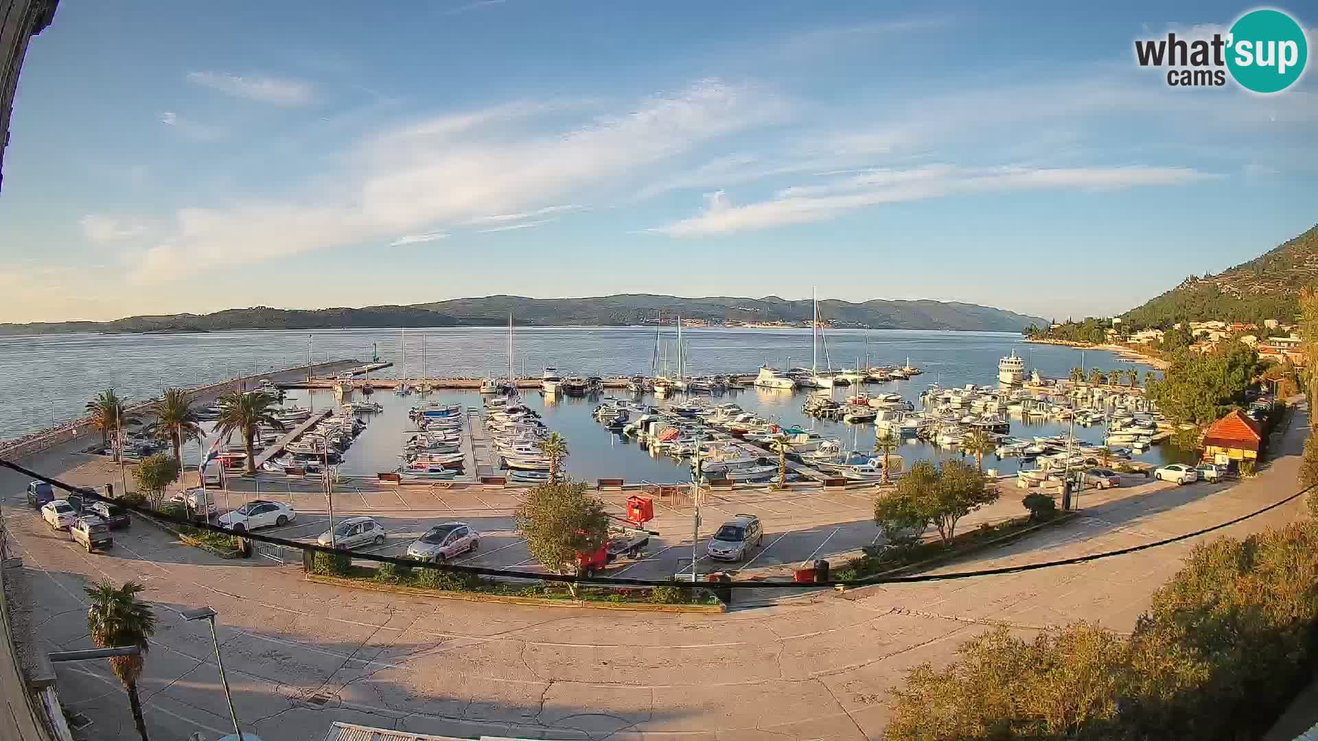 Webcam Orebić Riva – Ferry to Korčula Live