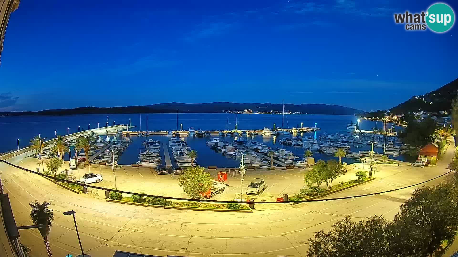 Webcam Orebić Uferpromenade – Fähre nach Korčula Live