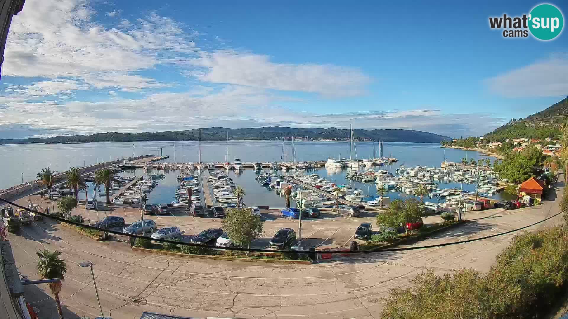 Webcam Orebić Riva – Ferry vers Korčula en direct