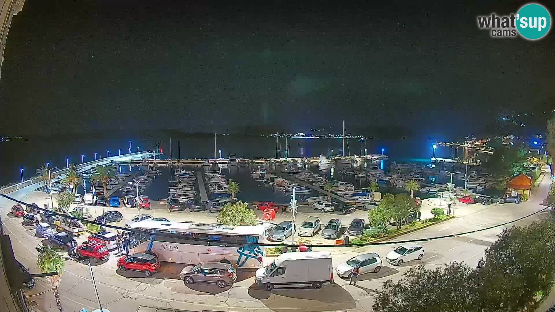 Spletna kamera Orebić Riva – Trajekt za Korčulo v živo