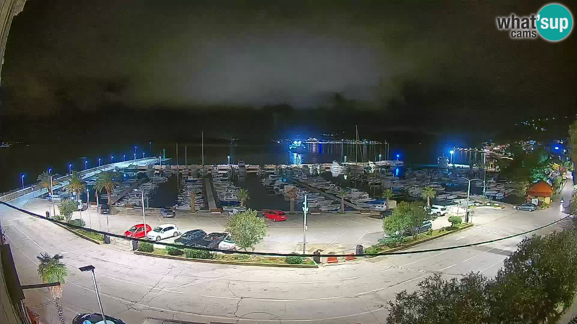 Spletna kamera Orebić Riva – Trajekt za Korčulo v živo