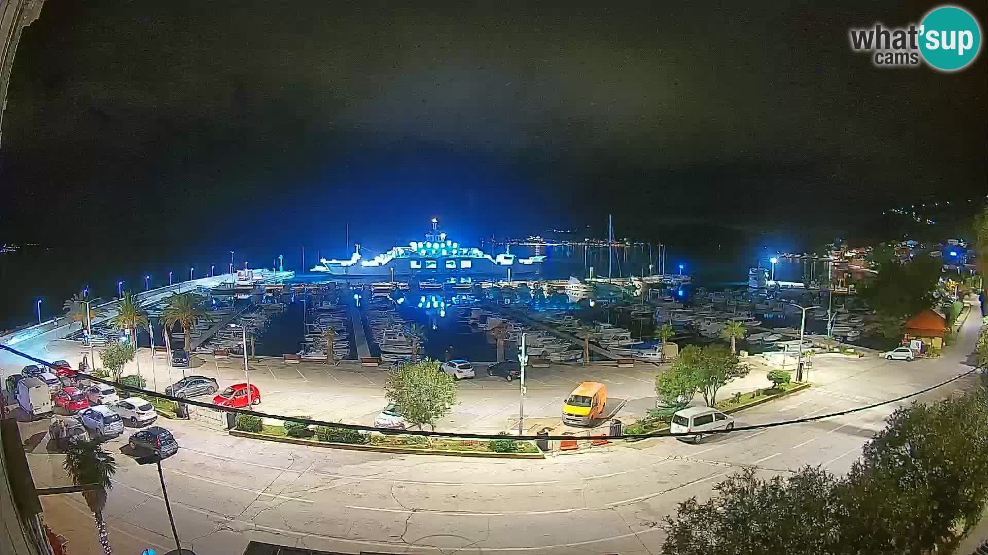 Webcam Orebić Riva – Ferry to Korčula Live
