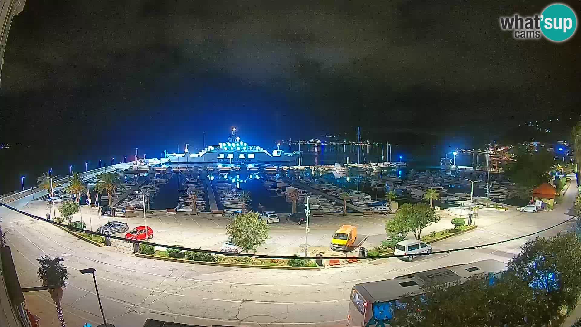 Webcam Orebić Riva – Ferry to Korčula Live