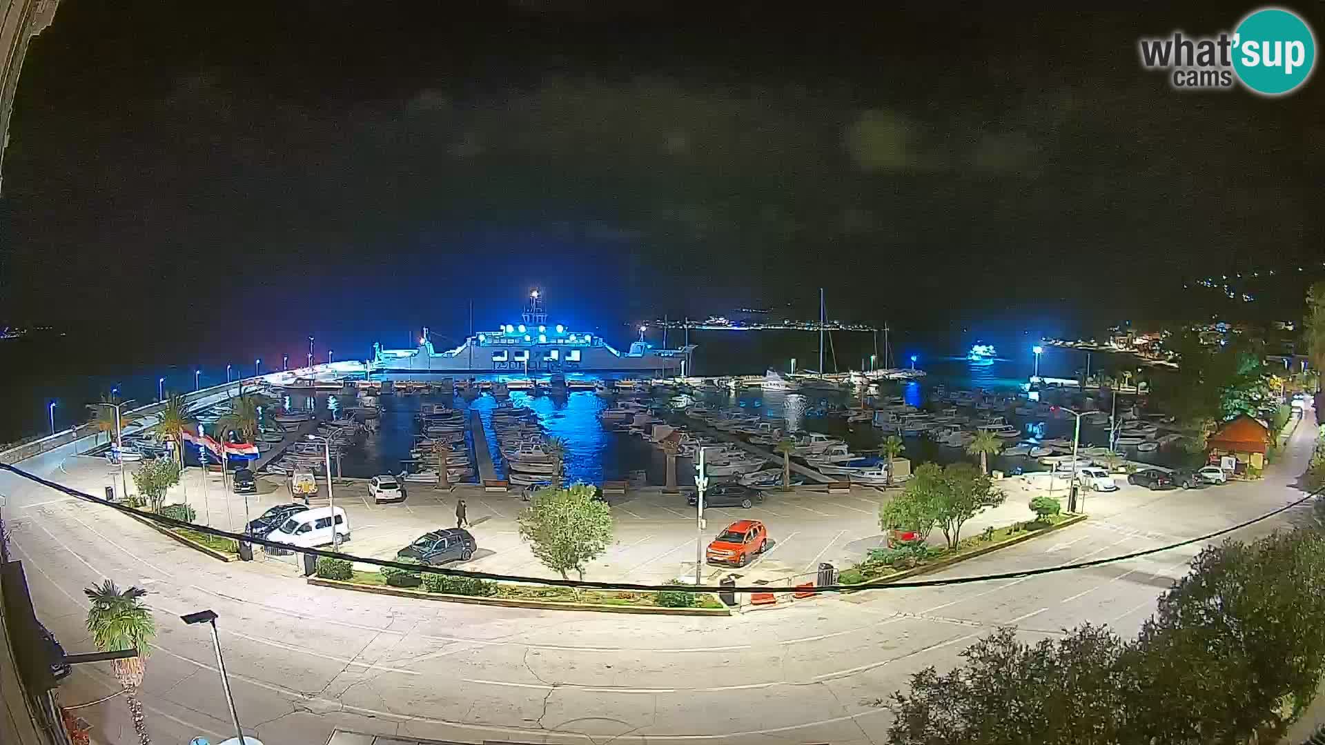 Webcam Orebić Uferpromenade – Fähre nach Korčula Live