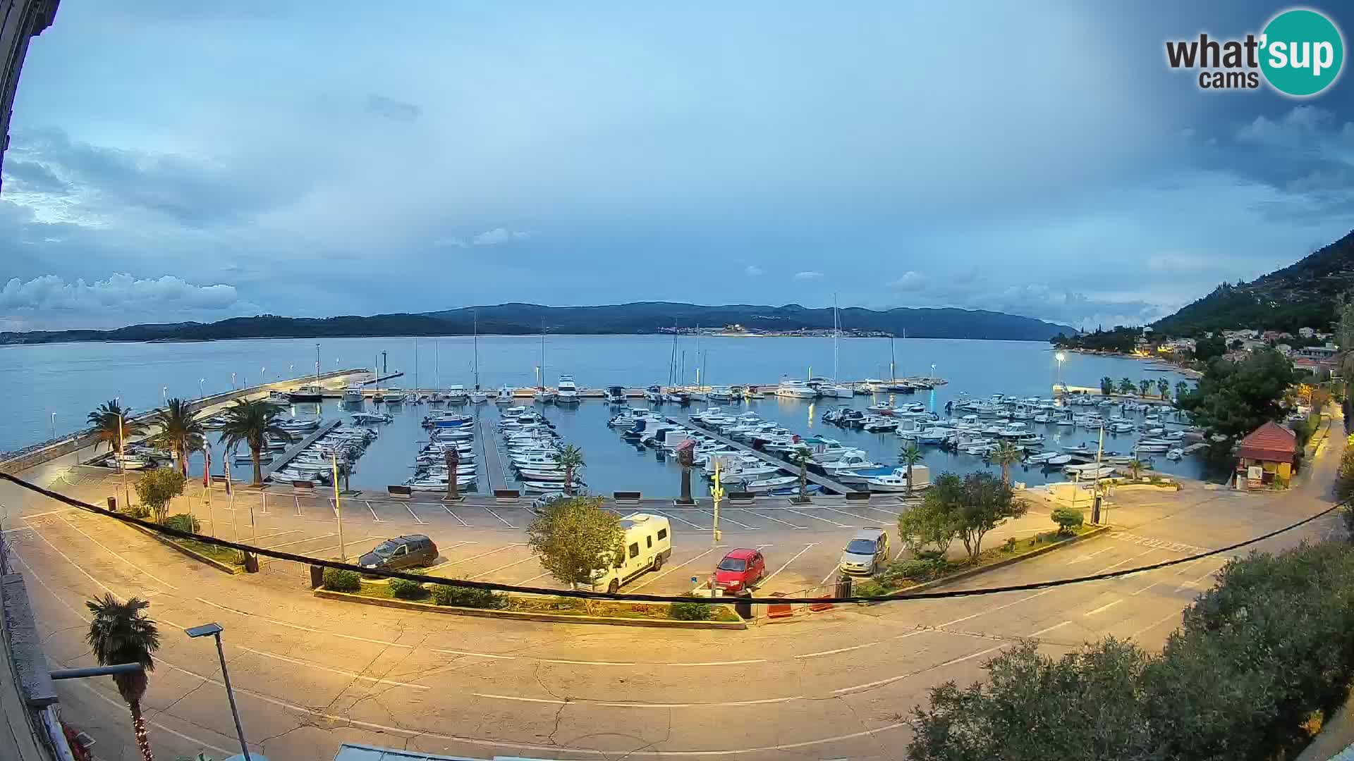 Webcam Orebić Riva – Ferry to Korčula Live