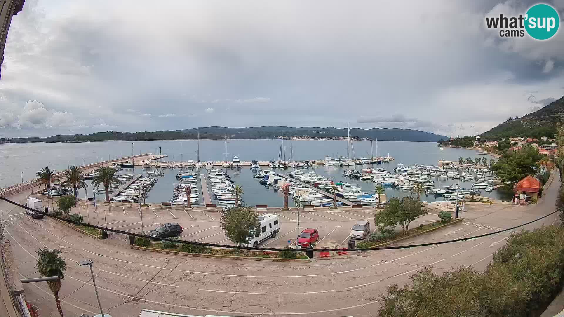 Web kamera Orebić Riva – Trajekt za Korčulu uživo