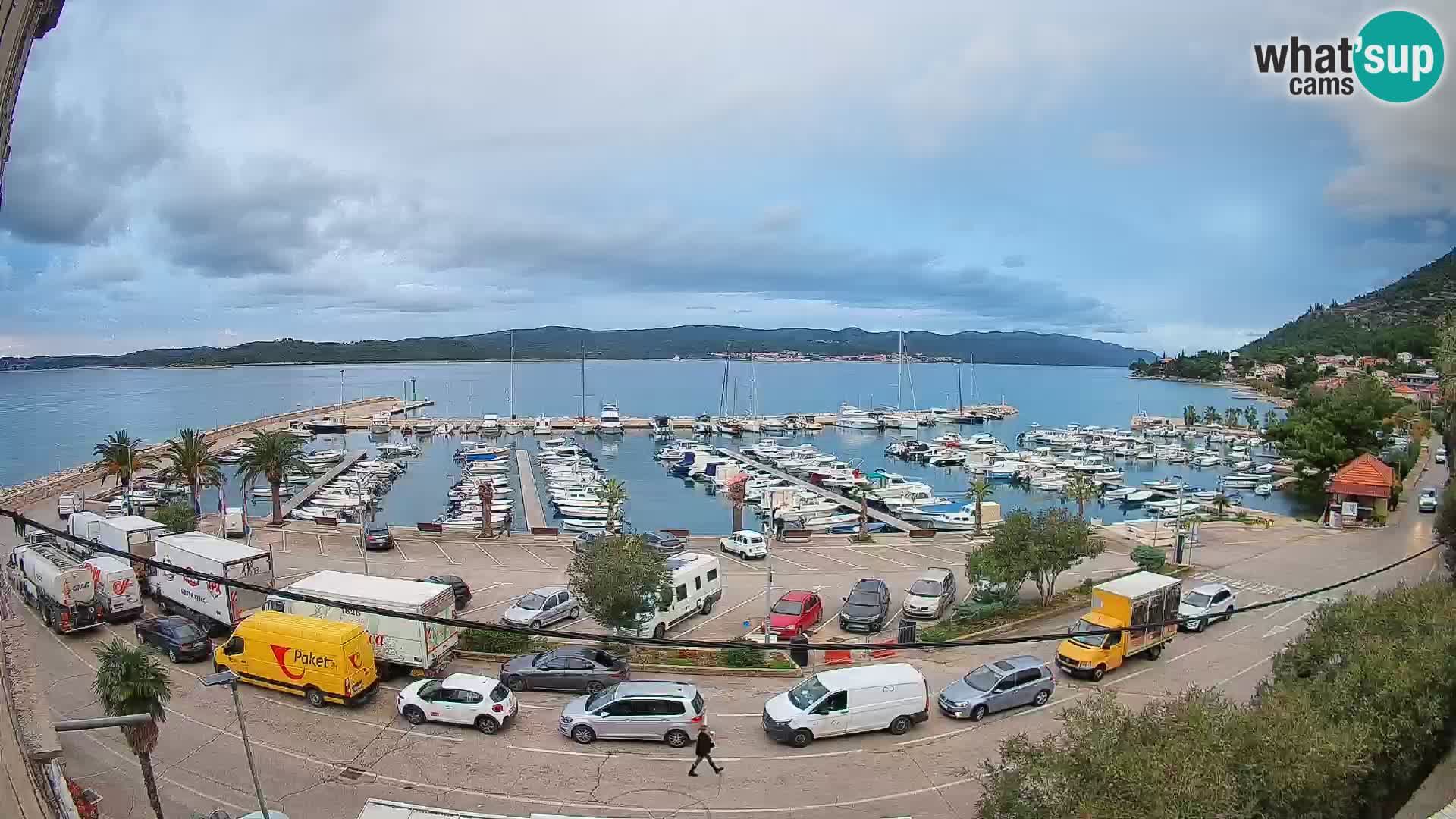 Webcam Orebić Riva – Ferry vers Korčula en direct
