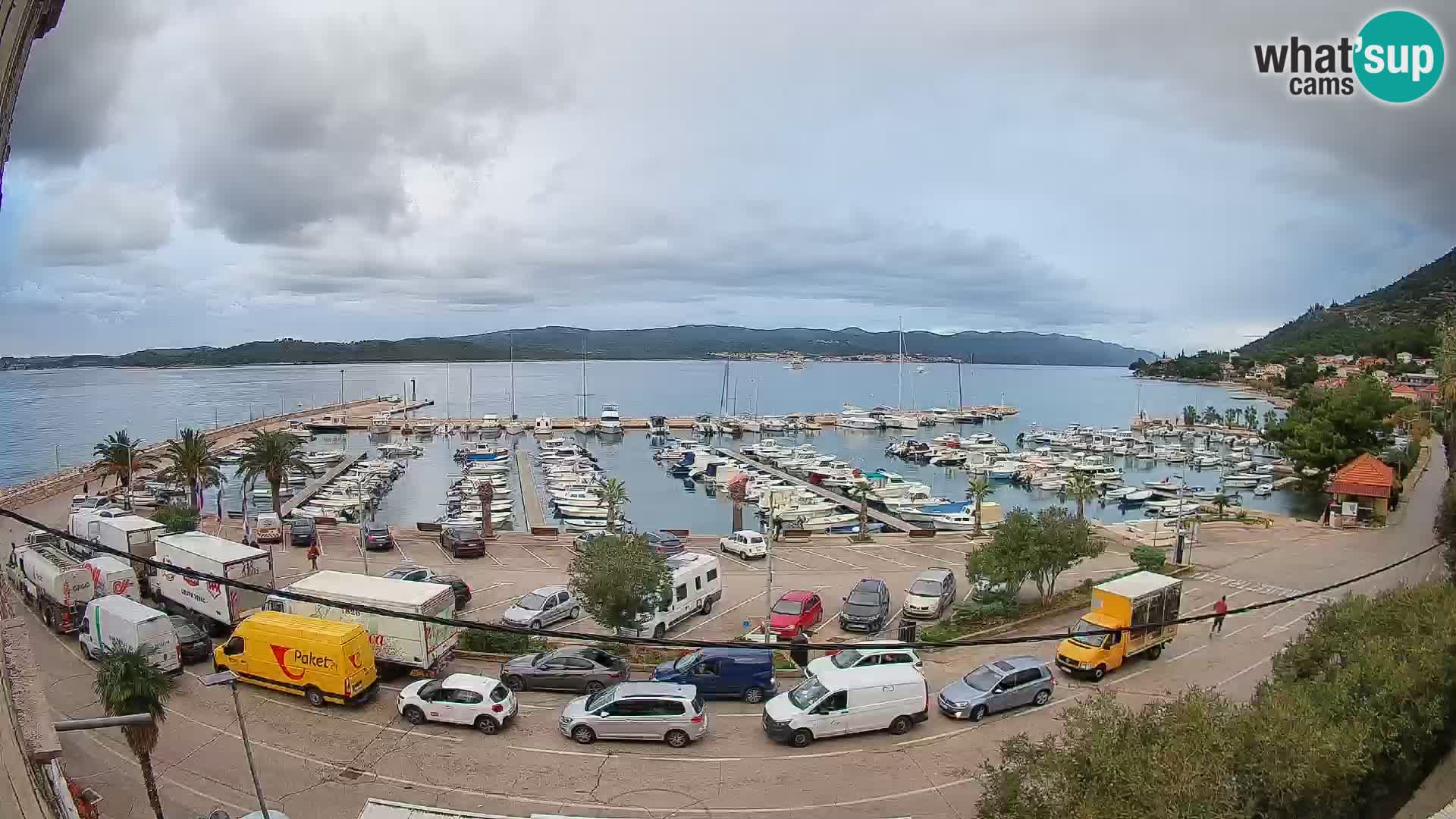 Web kamera Orebić Riva – Trajekt za Korčulu uživo