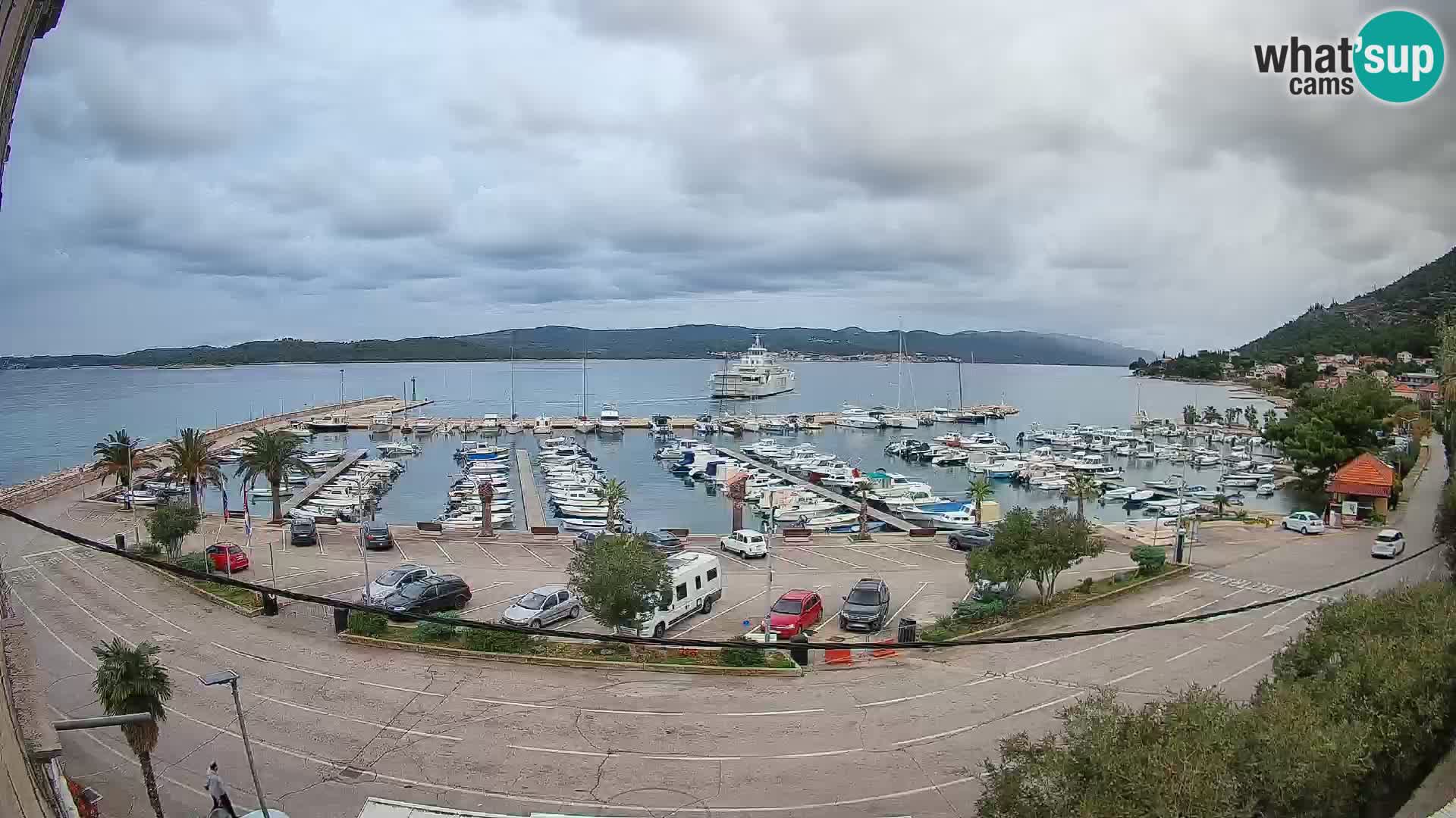 Webcam Orebić Riva – Ferry to Korčula Live