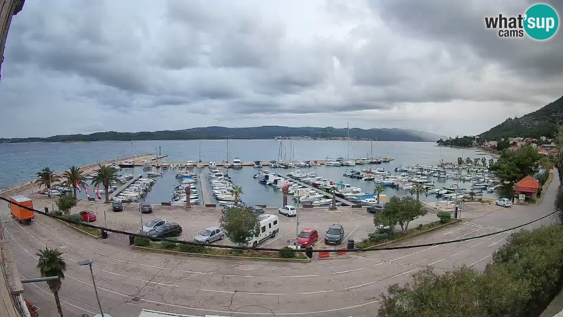 Webcam Orebić Riva – Ferry vers Korčula en direct