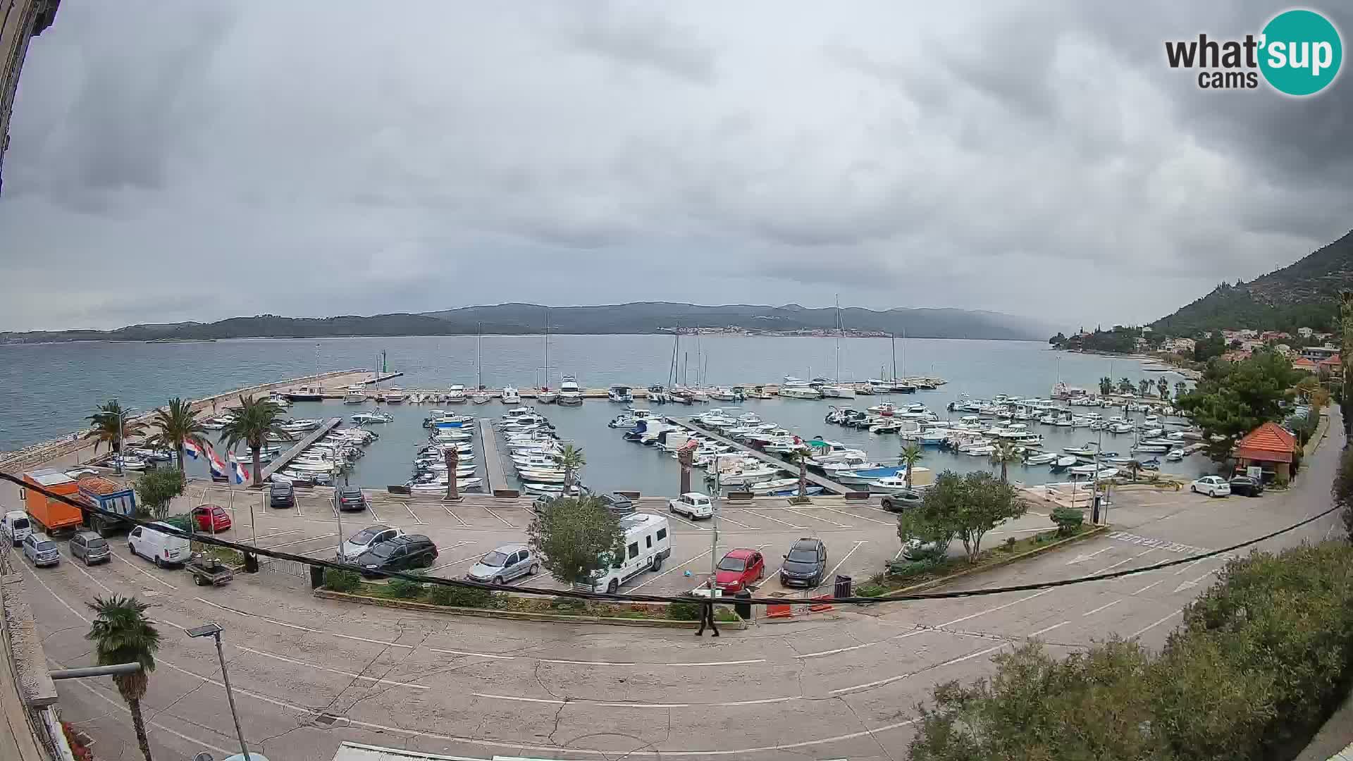 Web kamera Orebić Riva – Trajekt za Korčulu uživo