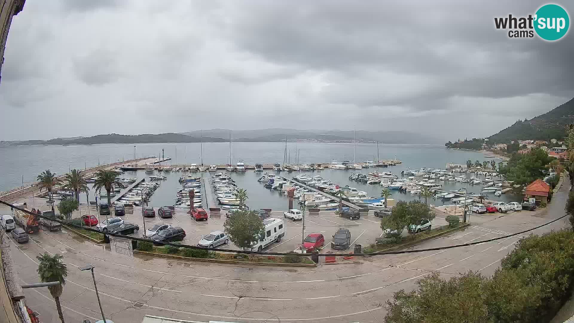 Webcam Orebić Riva – Ferry to Korčula Live