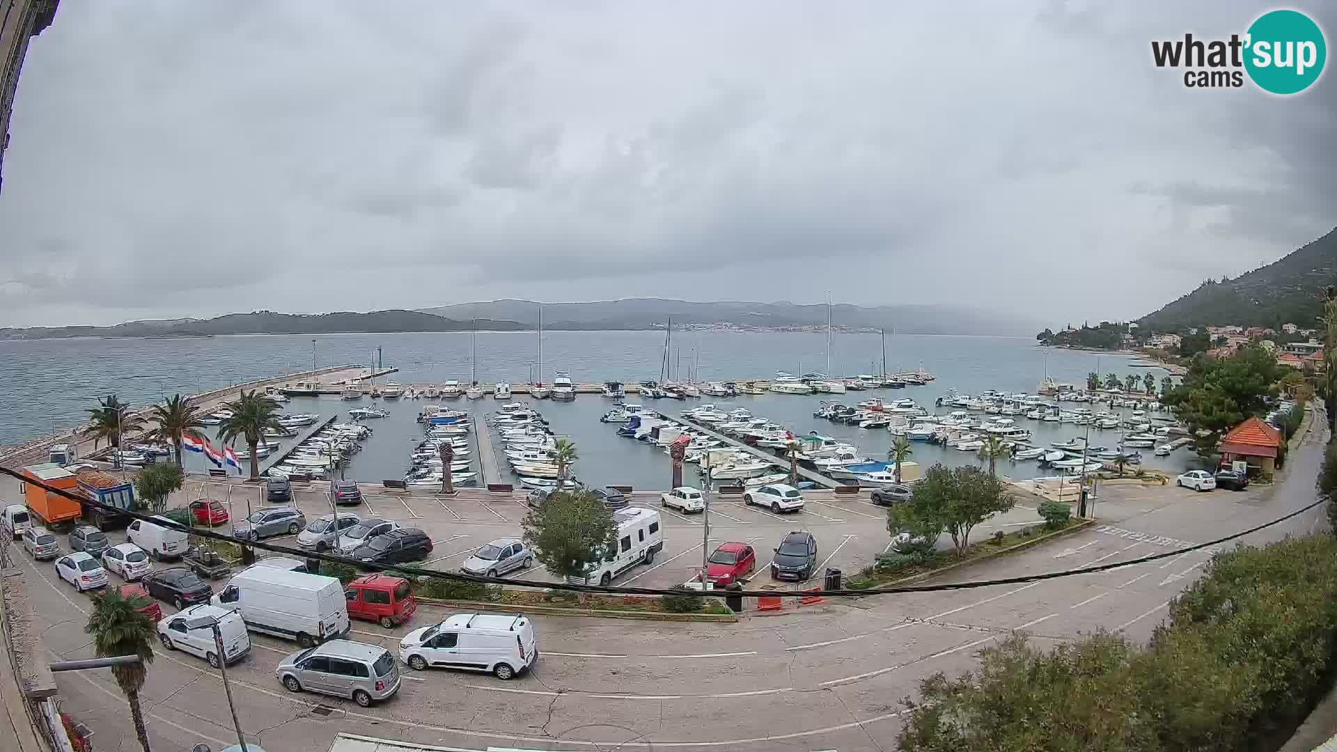 Web kamera Orebić Riva – Trajekt za Korčulu uživo