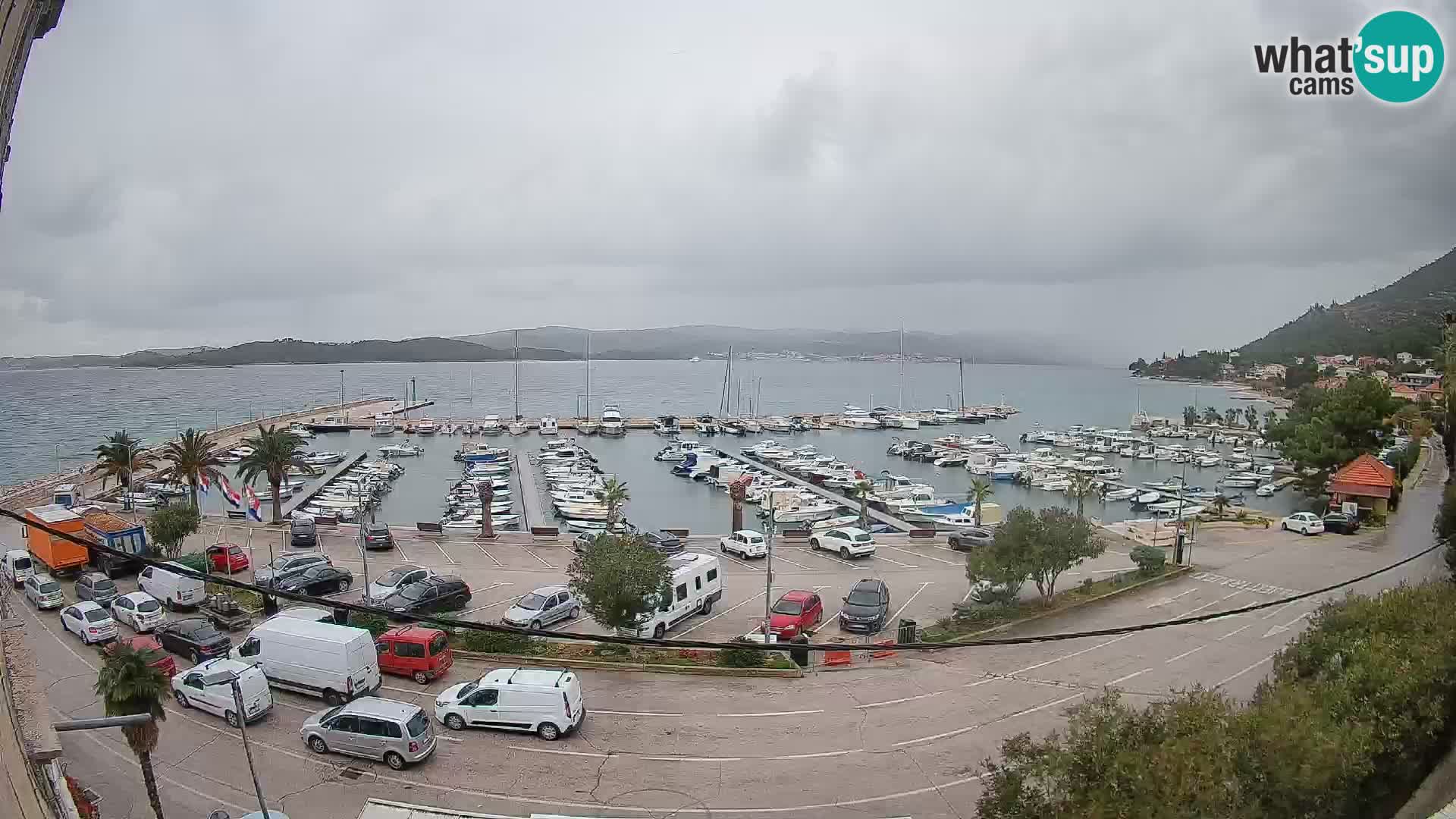 Webcam Orebić Riva – Ferry a Korčula en vivo