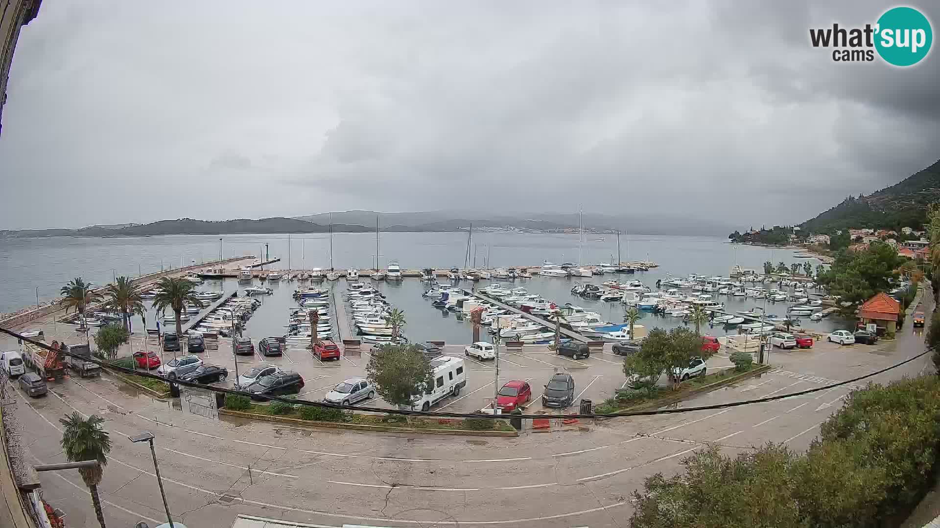 Webcam Orebić Riva – Ferry a Korčula en vivo