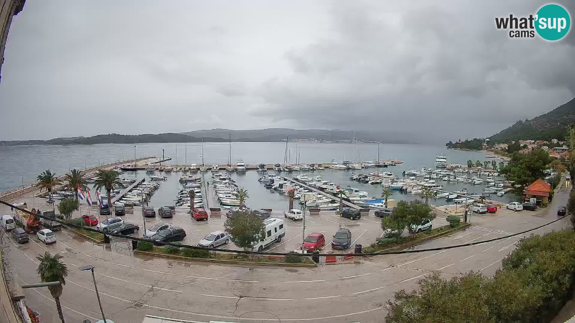 Webcam Orebić Riva – Ferry vers Korčula en direct