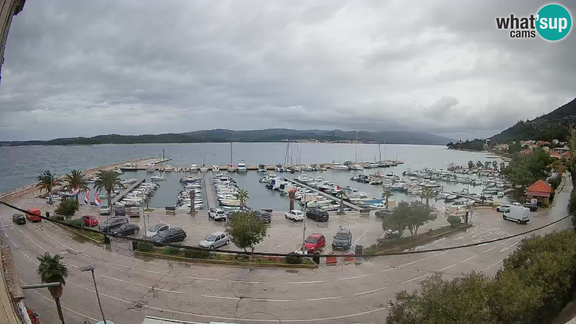 Webcam Orebić Riva – Ferry to Korčula Live