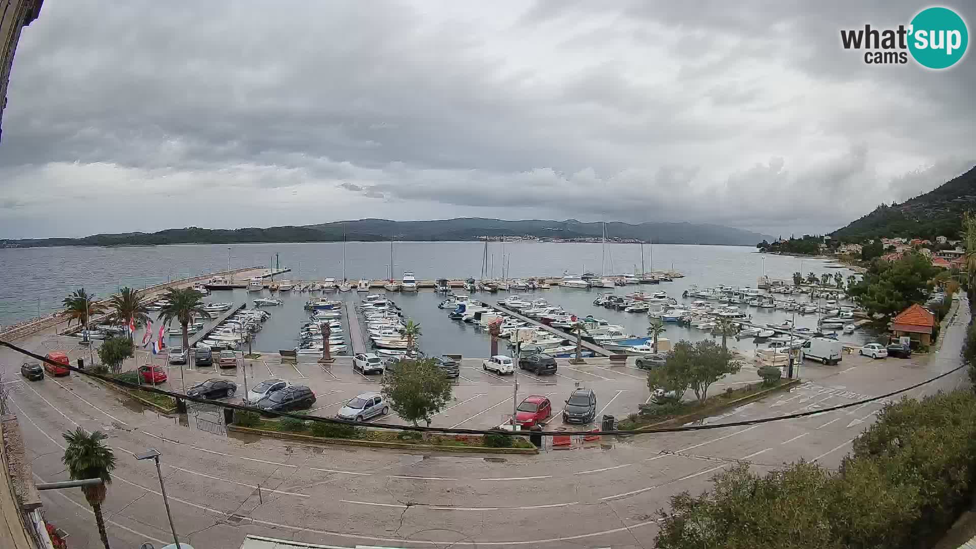 Web kamera Orebić Riva – Trajekt za Korčulu uživo