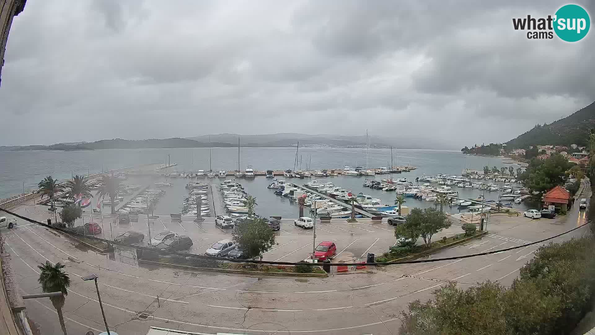 Webcam Orebić Uferpromenade – Fähre nach Korčula Live