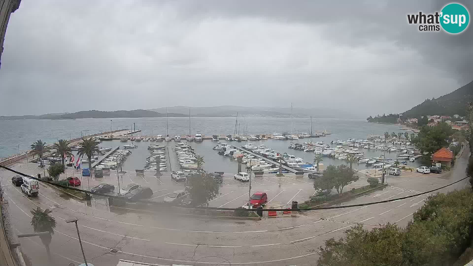 Web kamera Orebić Riva – Trajekt za Korčulu uživo