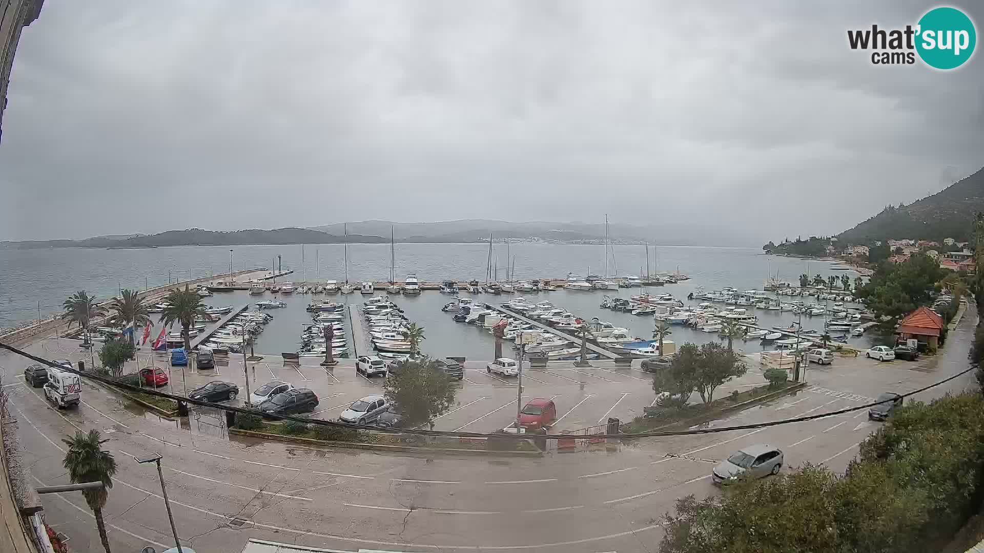 Web kamera Orebić Riva – Trajekt za Korčulu uživo