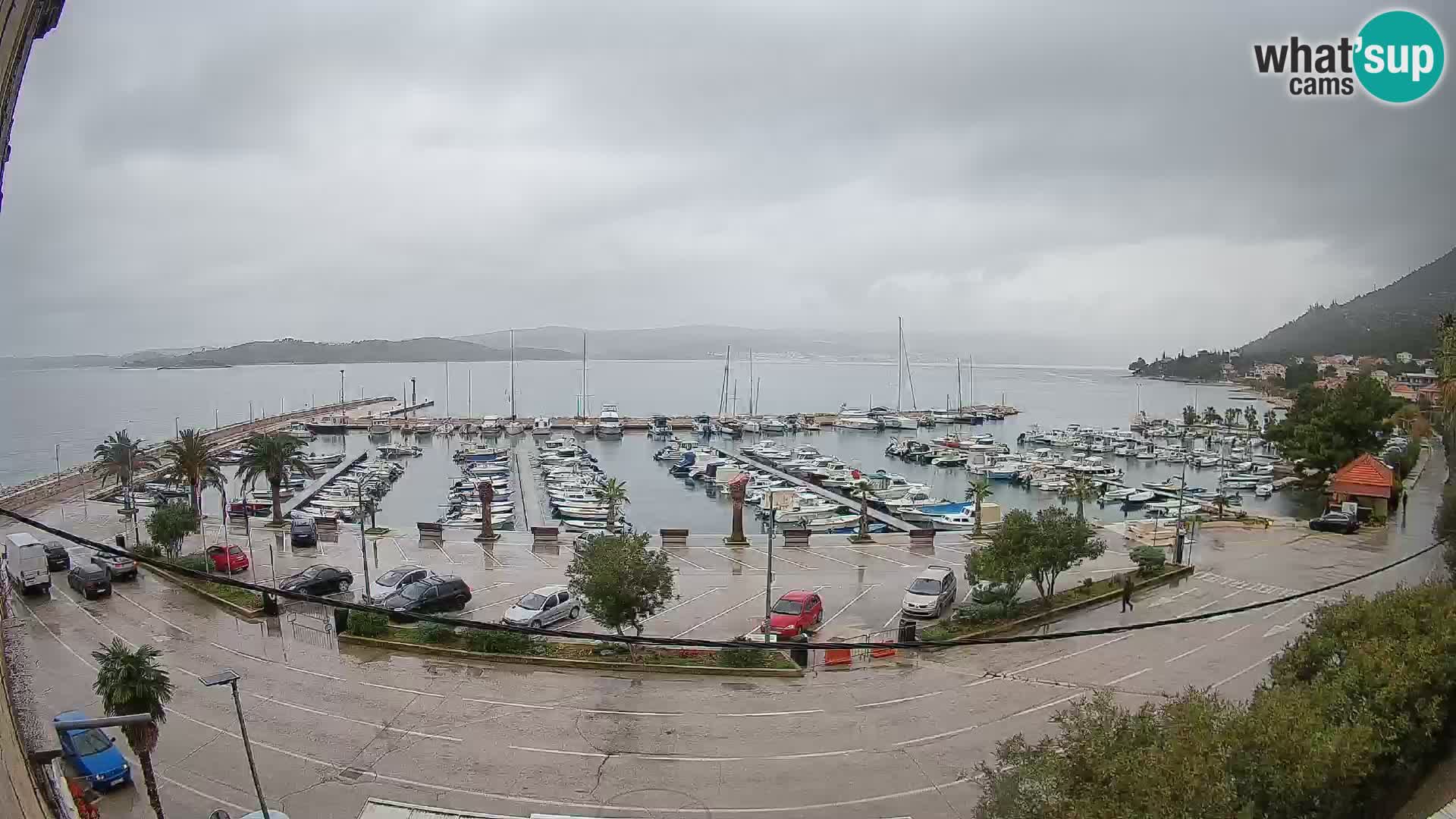 Webcam Orebić Uferpromenade – Fähre nach Korčula Live
