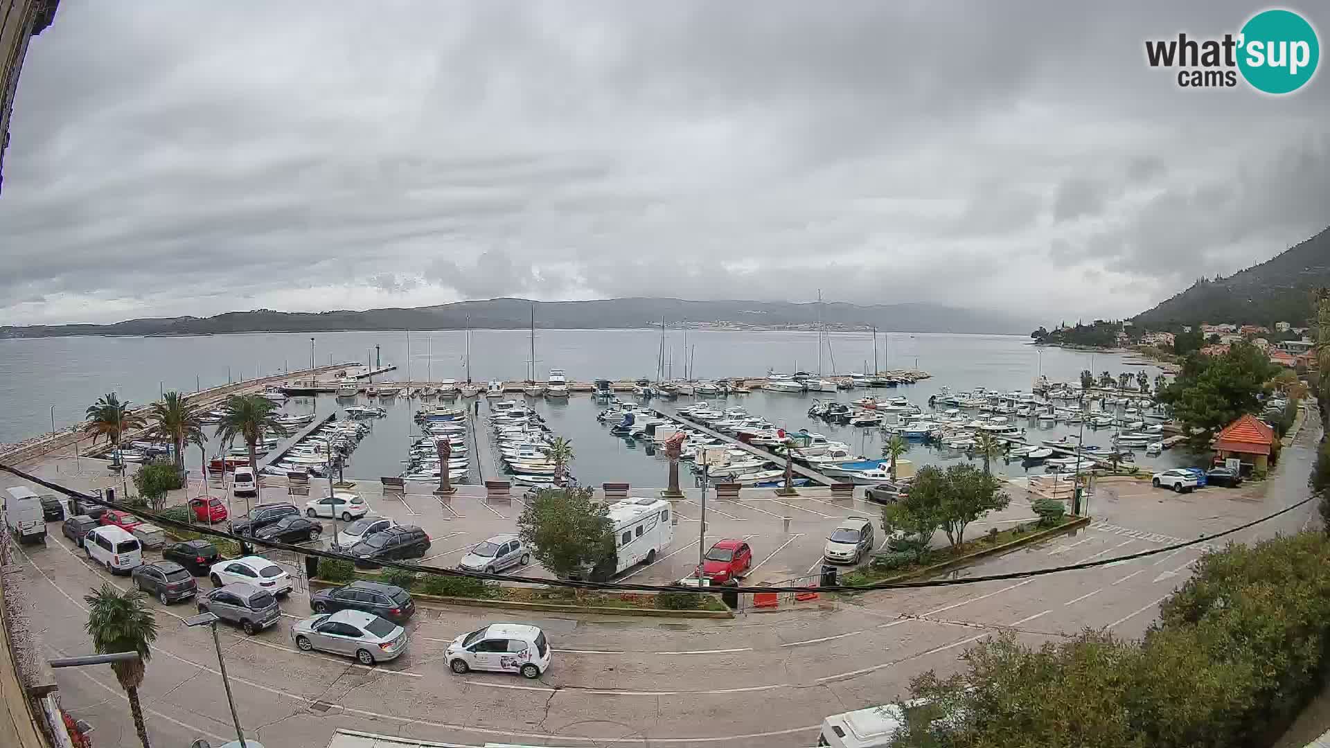 Webcam Orebić Uferpromenade – Fähre nach Korčula Live