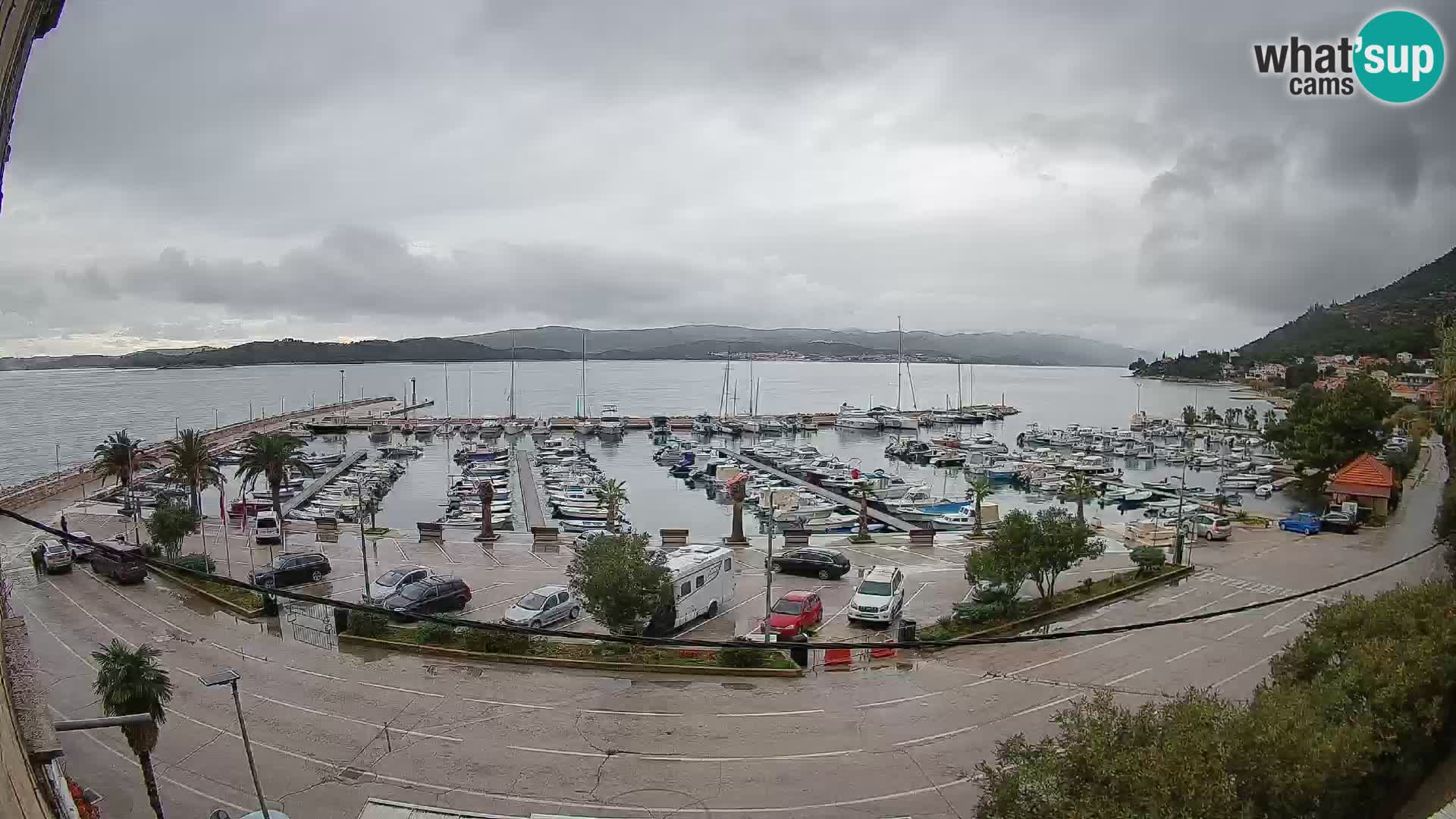 Webcam Orebić Riva – Ferry a Korčula en vivo