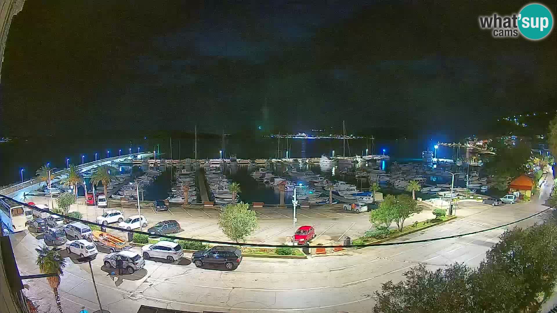 Webcam Orebić Riva – Ferry a Korčula en vivo