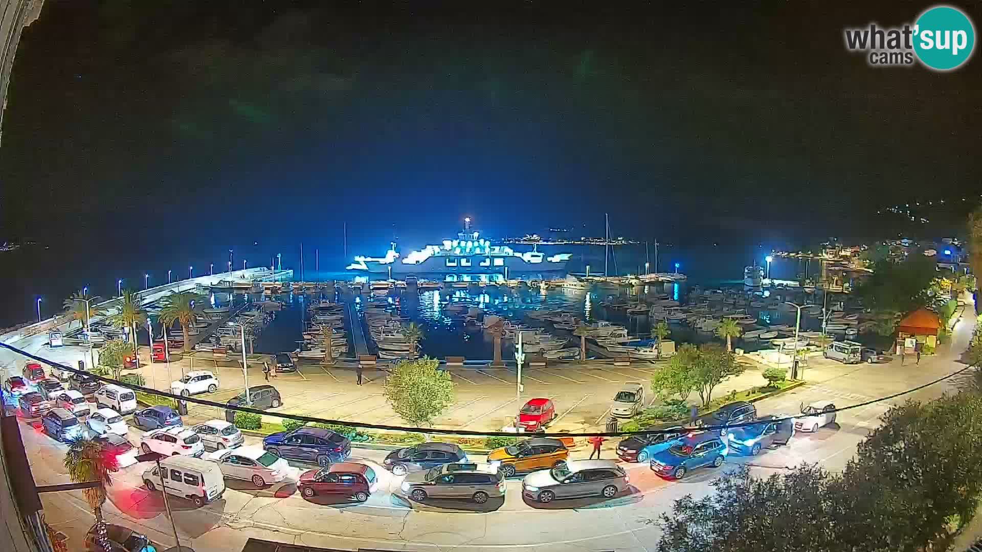 Spletna kamera Orebić Riva – Trajekt za Korčulo v živo