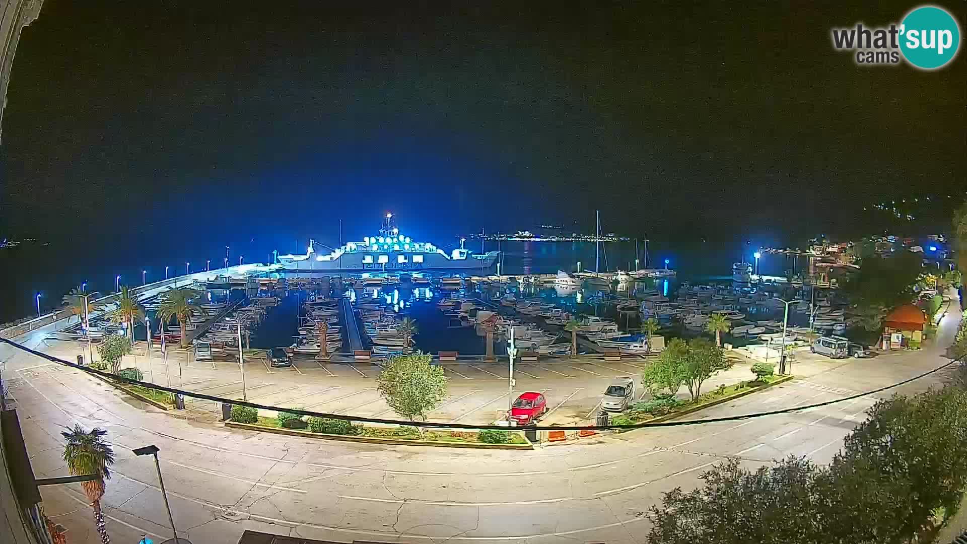 Webcam Orebić Riva – Ferry to Korčula Live
