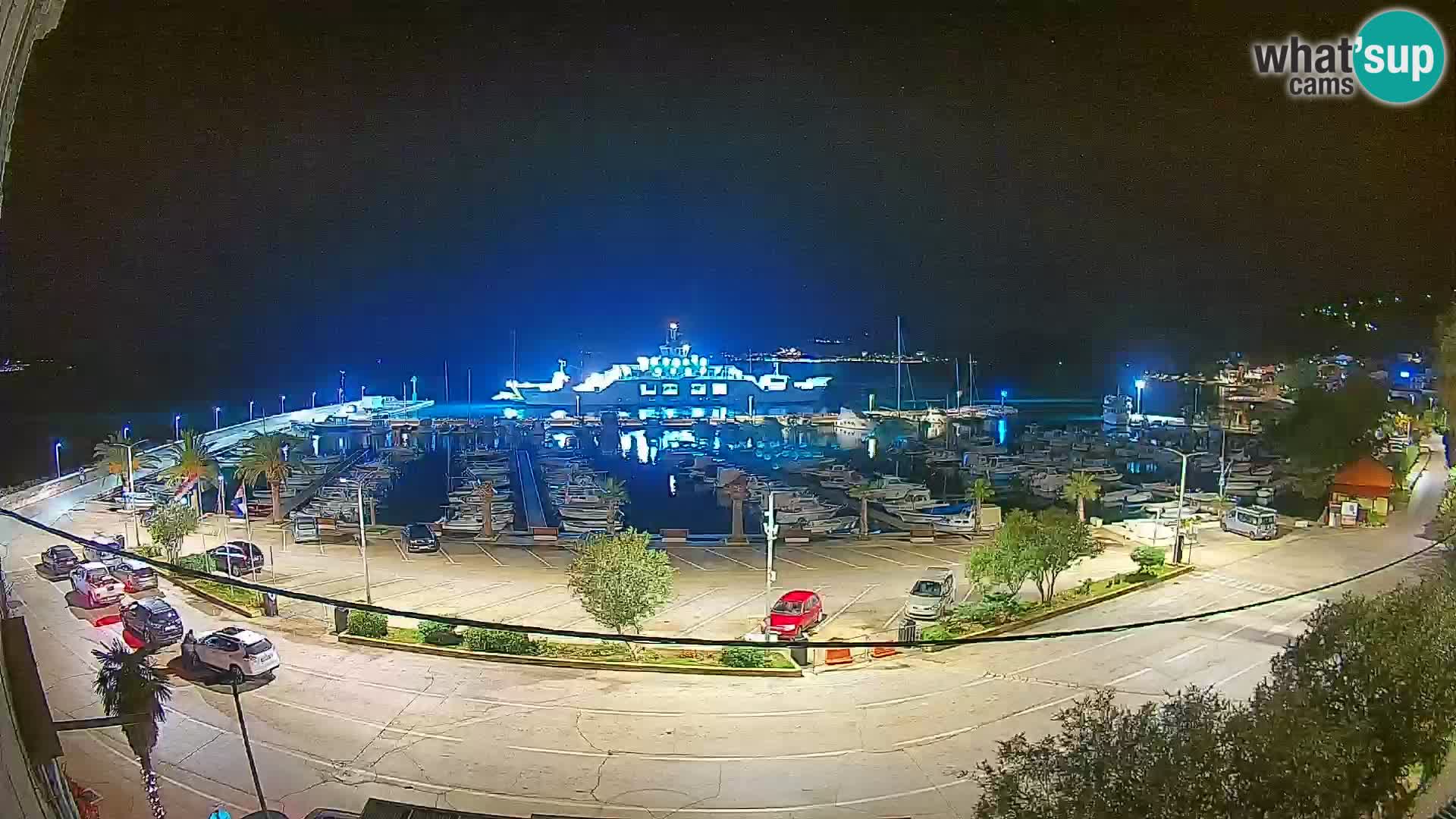 Webcam Orebić Riva – Ferry to Korčula Live