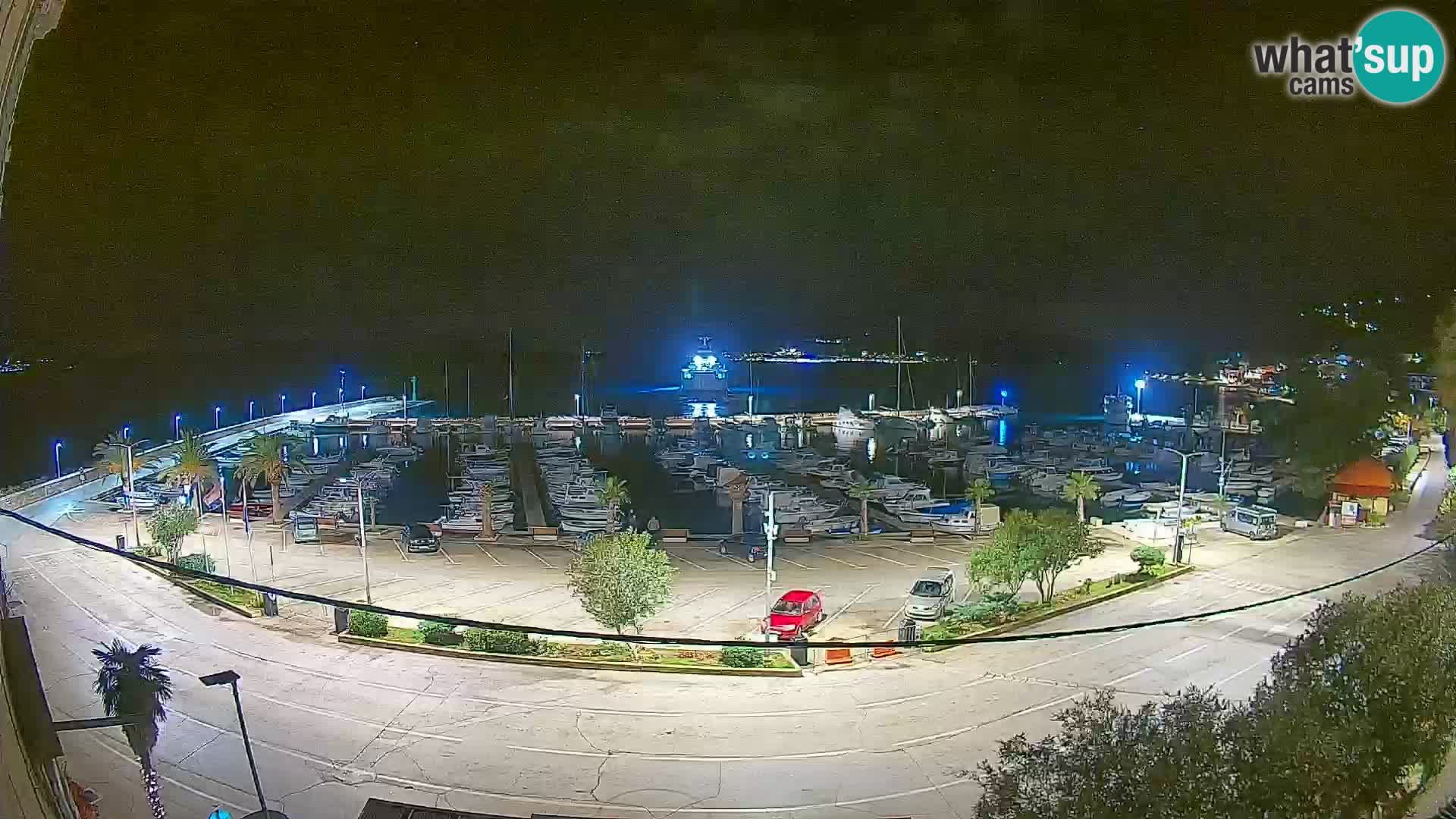 Webcam Orebić Uferpromenade – Fähre nach Korčula Live