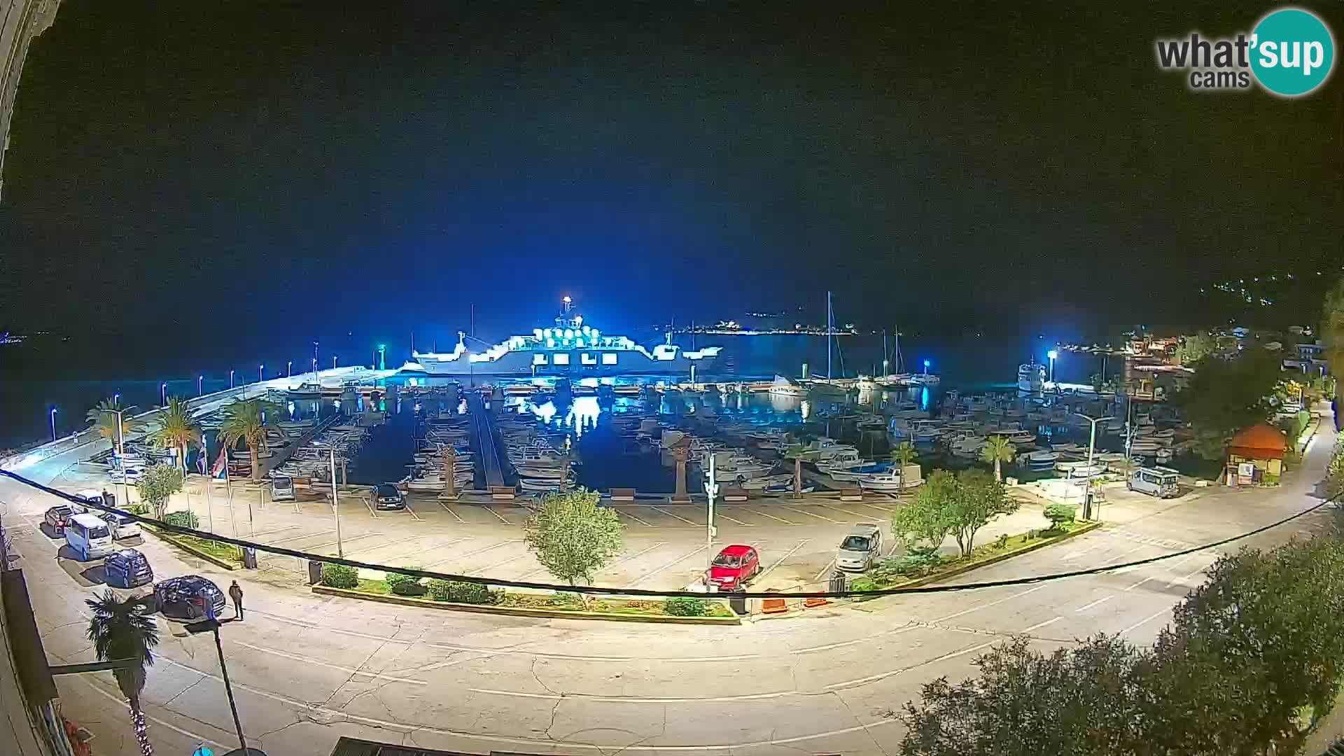 Webcam Orebić Riva – Ferry to Korčula Live