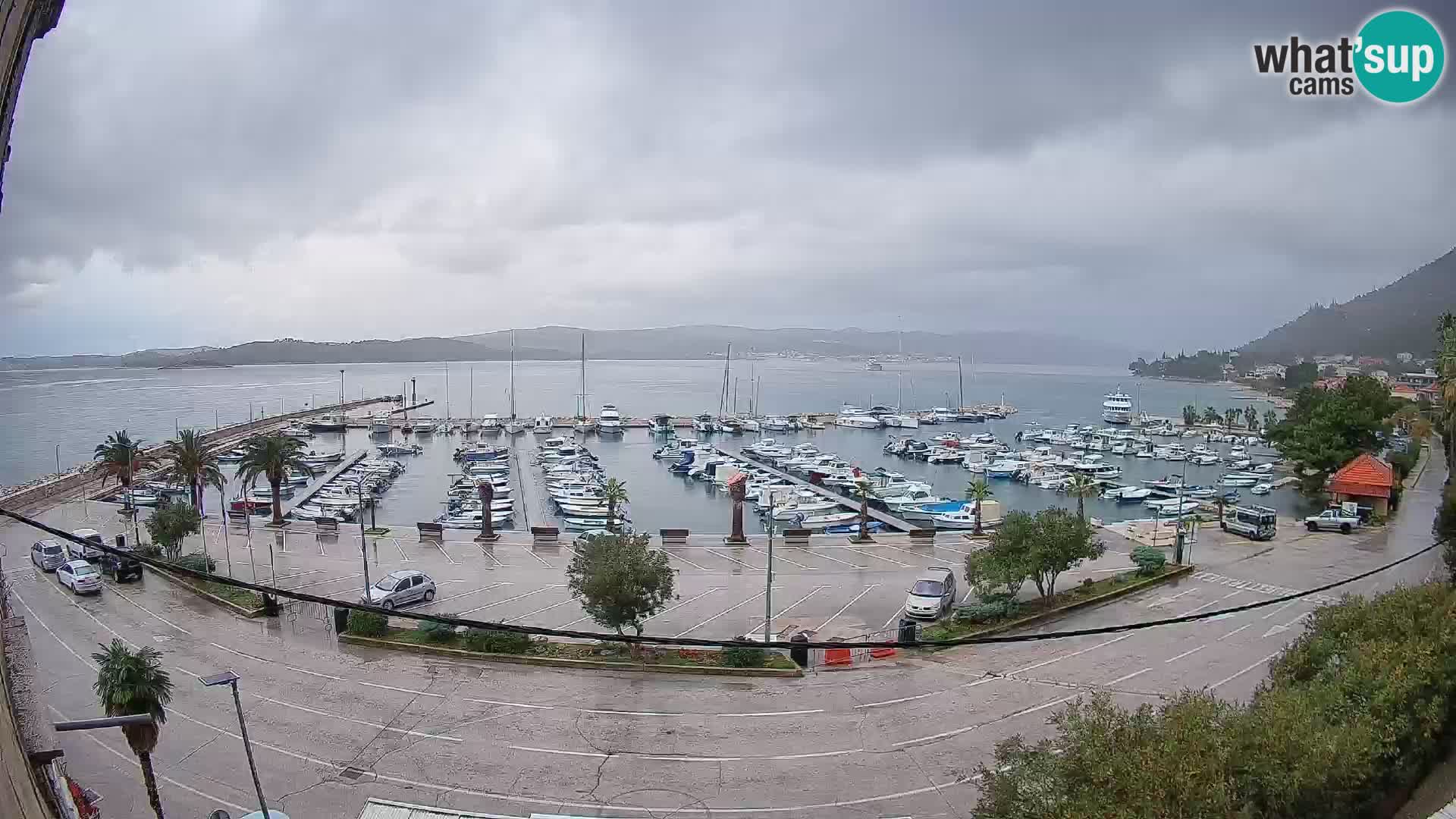 Webcam Orebić Riva – Ferry a Korčula en vivo
