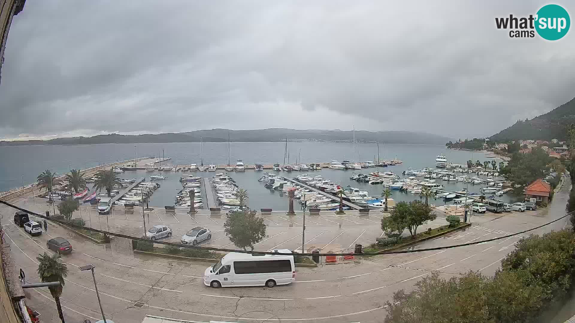 Web kamera Orebić Riva – Trajekt za Korčulu uživo