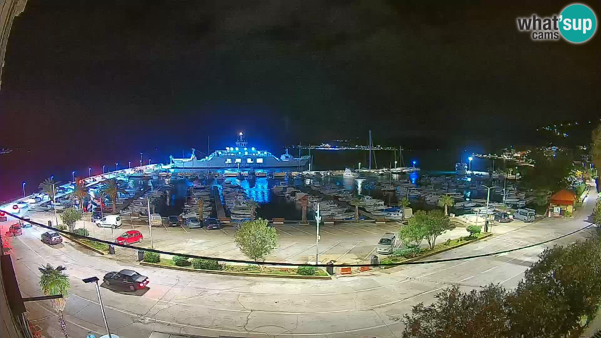 Webcam Orebić Riva – Ferry a Korčula en vivo