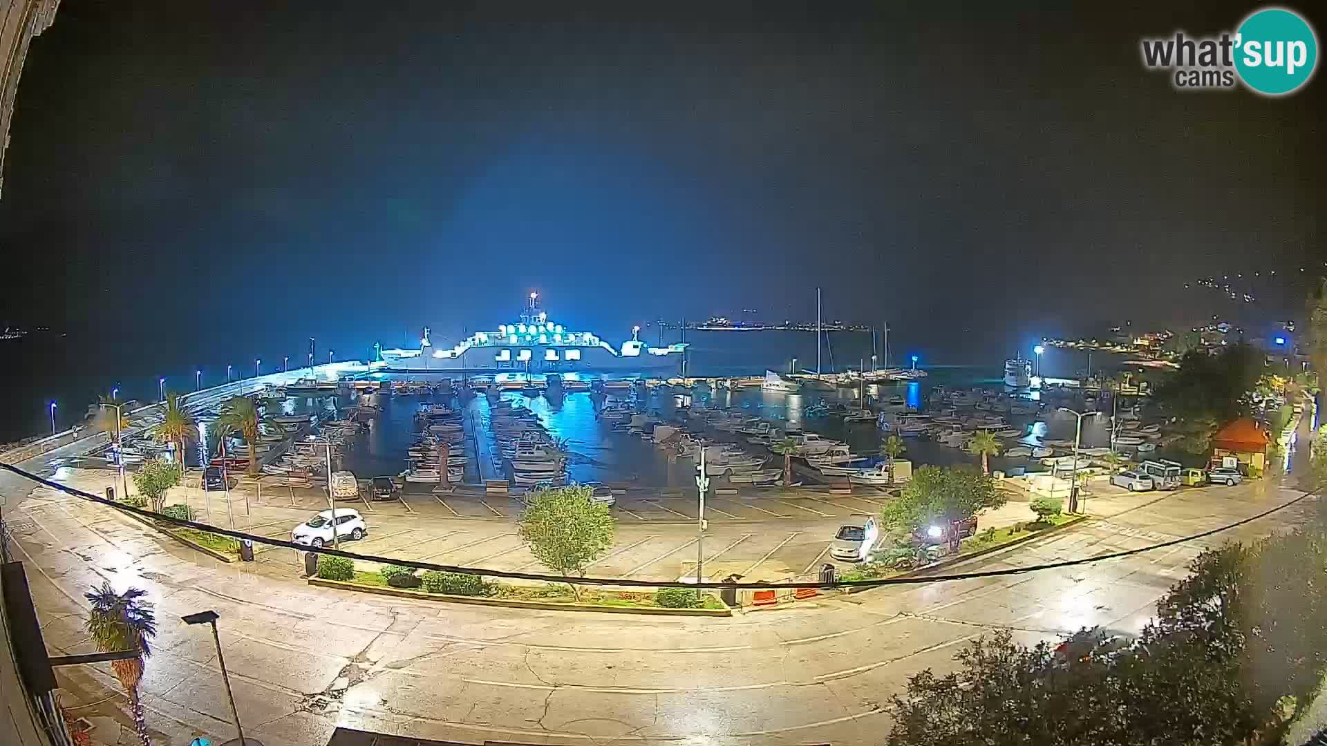 Webcam Orebić Riva – Ferry a Korčula en vivo