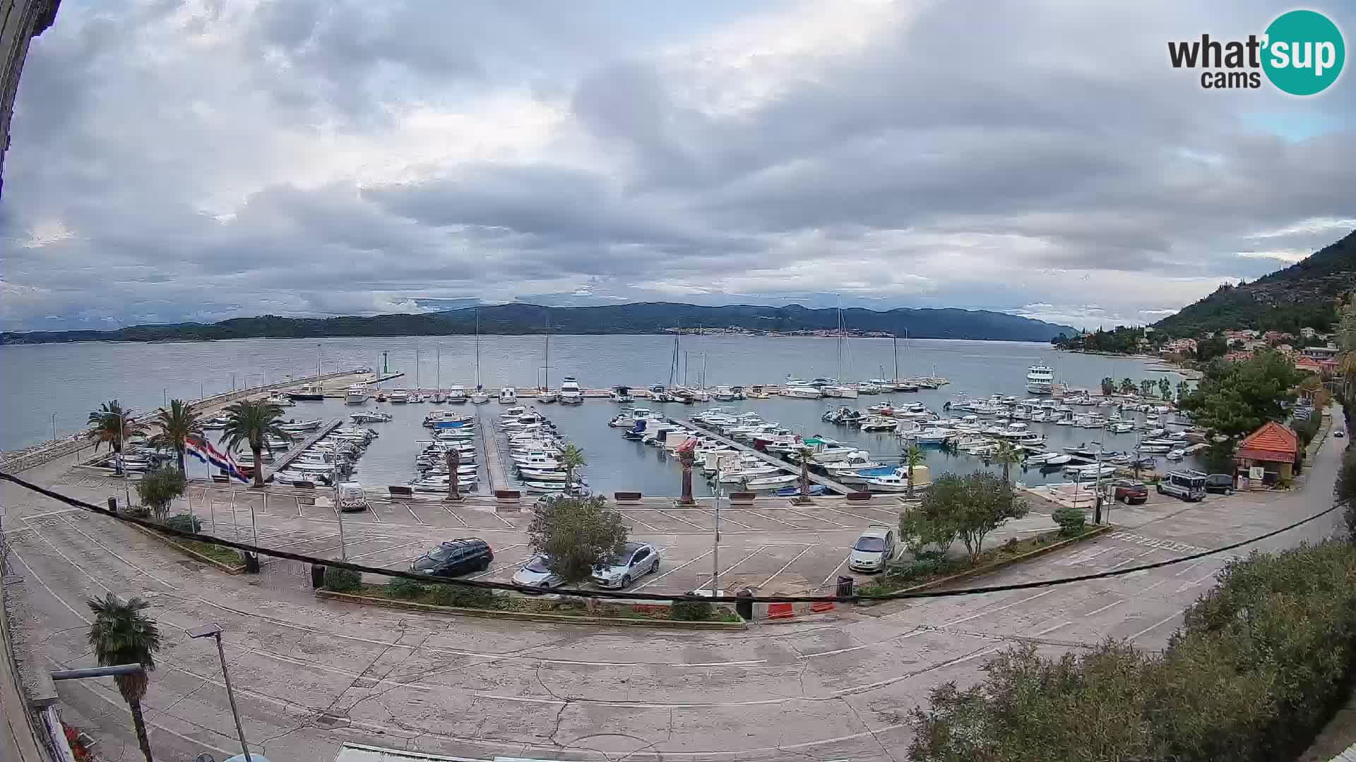 Webcam Orebić Riva – Ferry to Korčula Live
