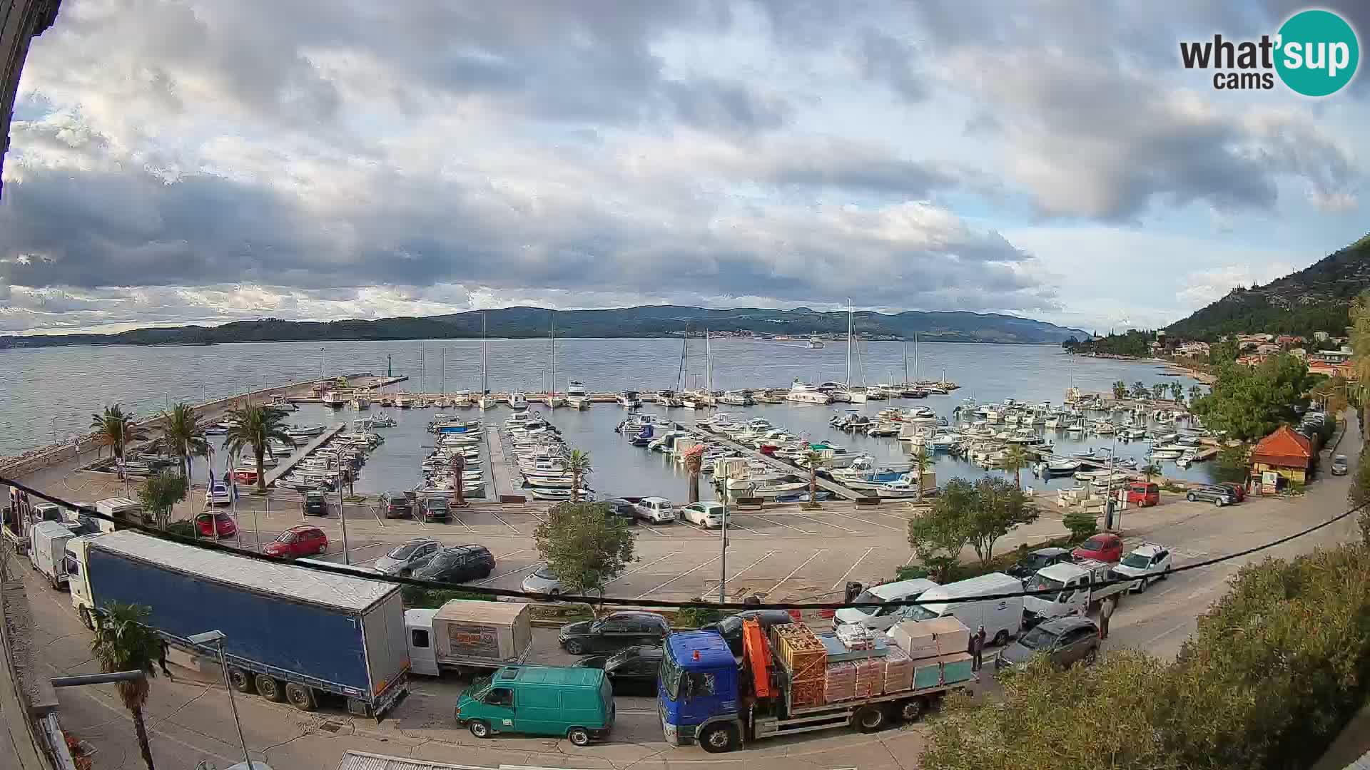 Webcam Orebić Riva – Ferry vers Korčula en direct