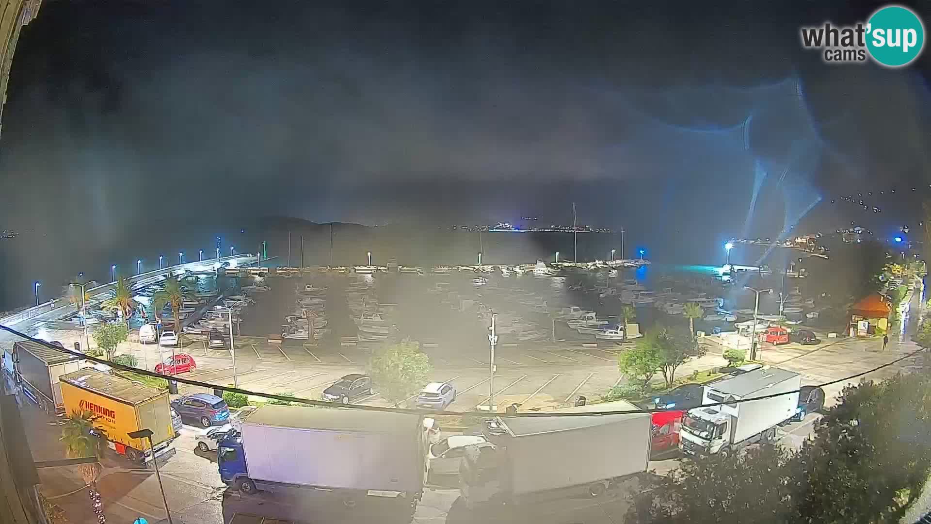 Webcam Orebić Riva – Ferry a Korčula en vivo