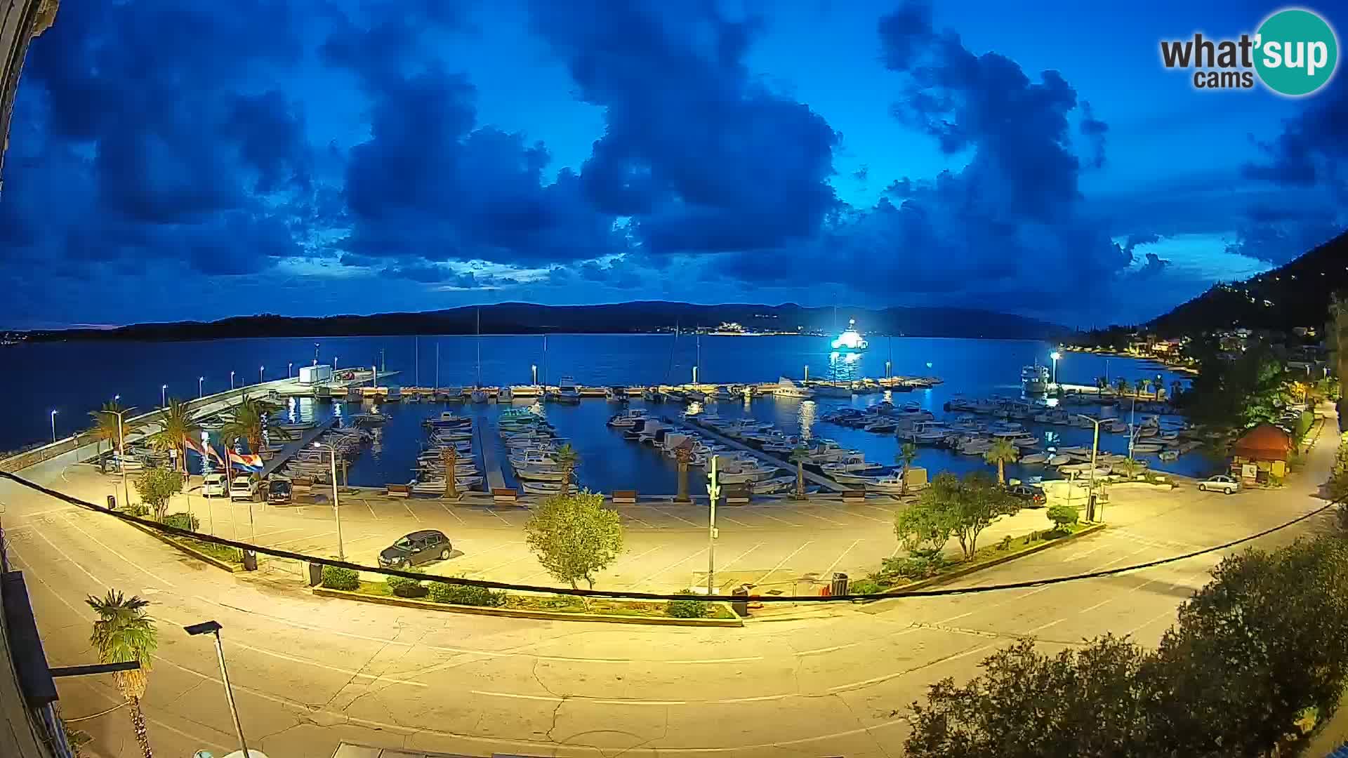 Webcam Orebić Riva – Ferry to Korčula Live
