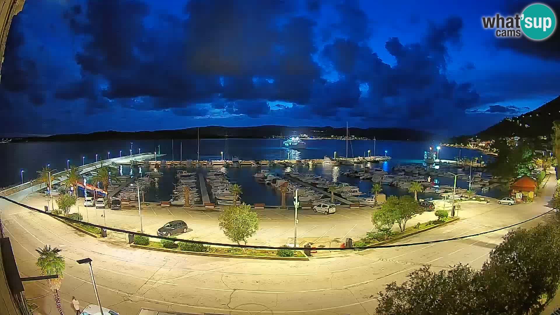 Webcam Orebić Riva – Ferry to Korčula Live