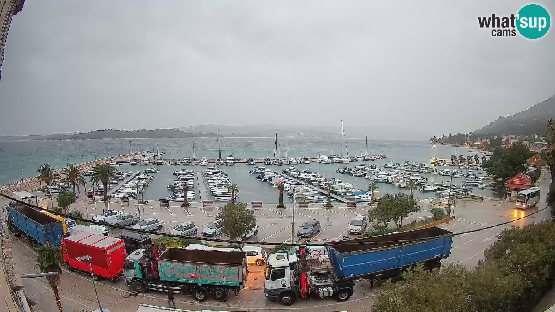Webcam Orebić Riva – Ferry a Korčula en vivo