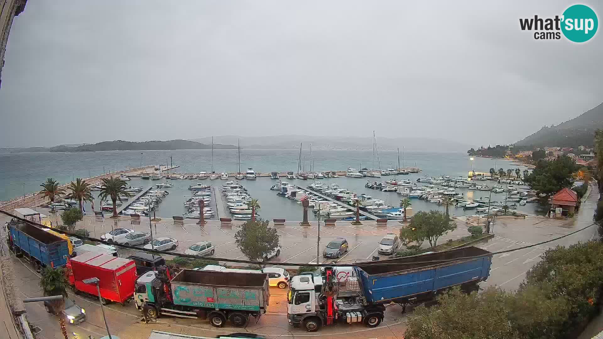 Webcam Orebić Riva – Ferry vers Korčula en direct