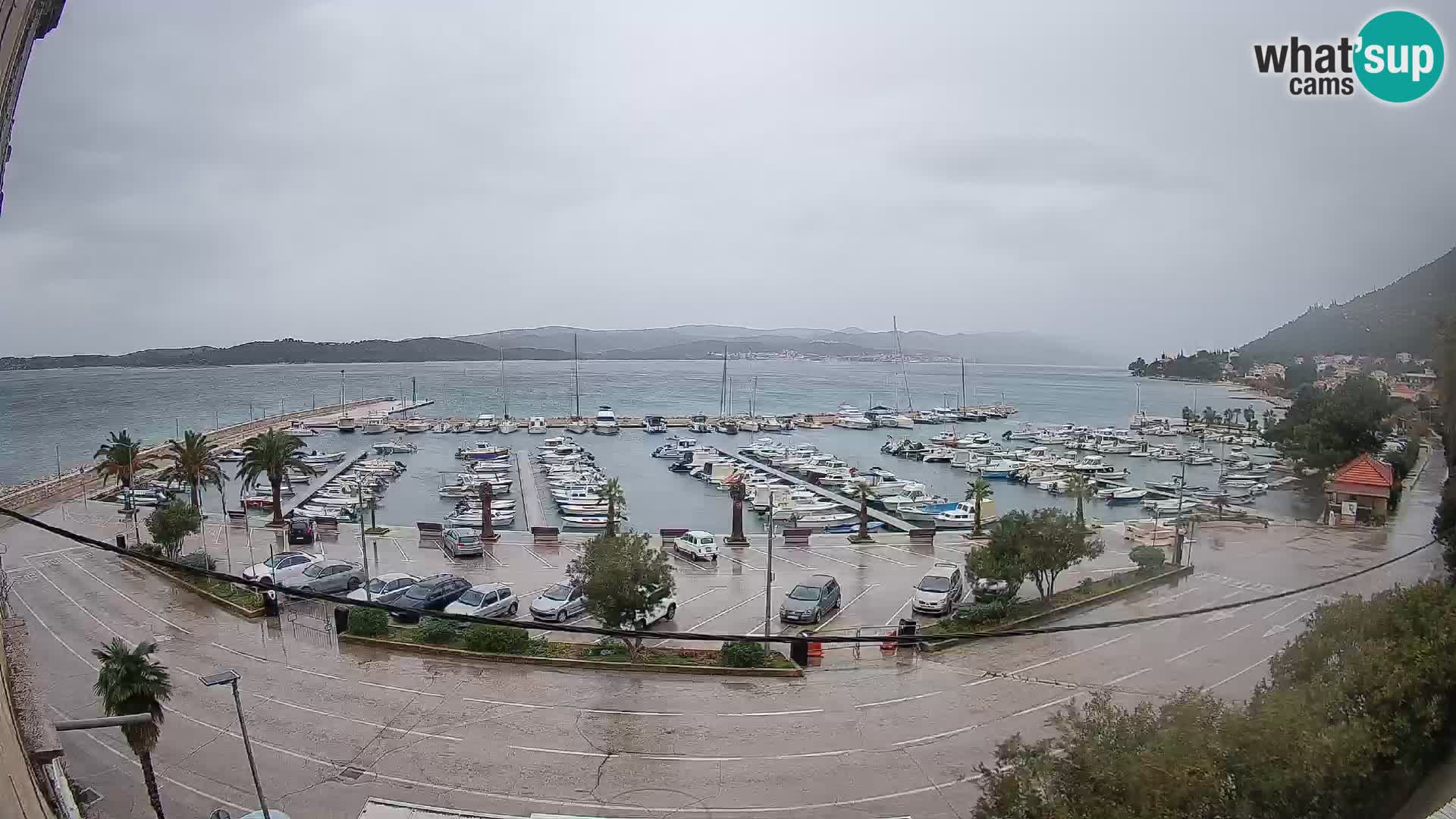 Webcam Orebić Uferpromenade – Fähre nach Korčula Live