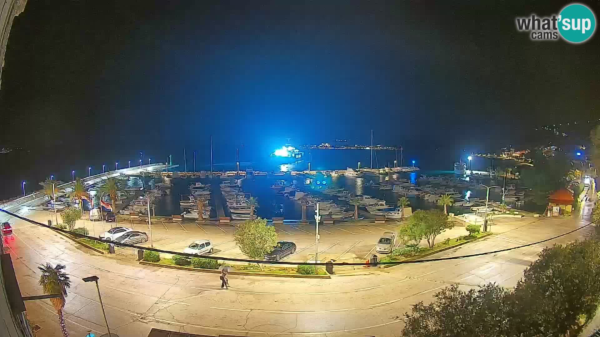 Webcam Orebić Uferpromenade – Fähre nach Korčula Live