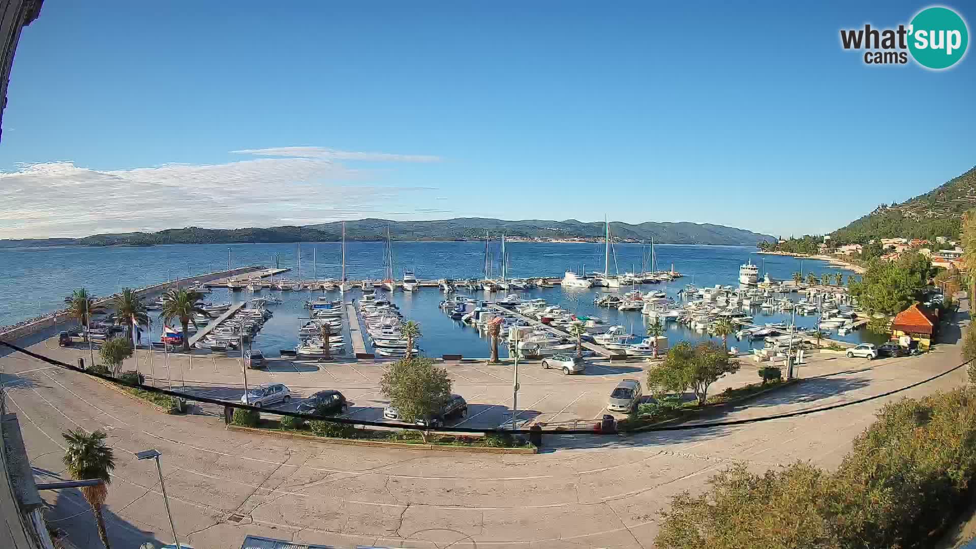 Webcam Orebić Riva – Ferry to Korčula Live
