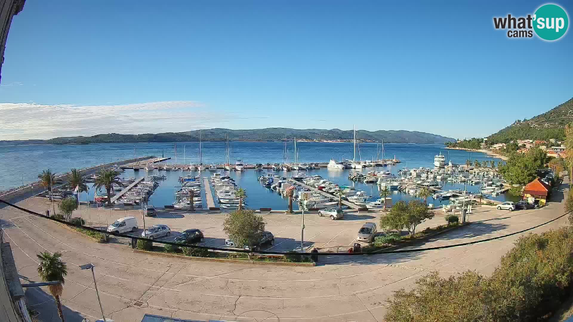 Webcam Orebić Riva – Ferry vers Korčula en direct