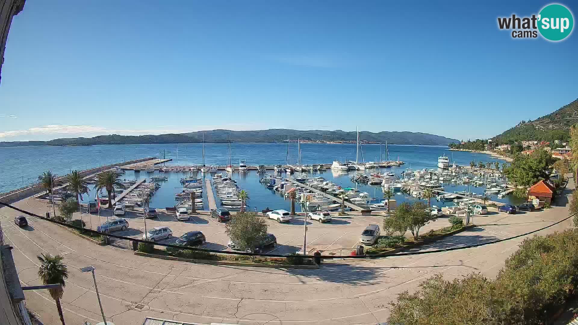 Webcam Orebić Riva – Ferry vers Korčula en direct